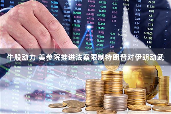 牛股动力 美参院推进法案限制特朗普对伊朗动武