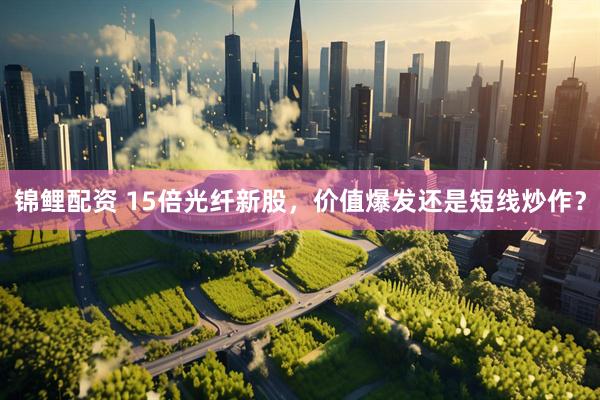 锦鲤配资 15倍光纤新股，价值爆发还是短线炒作？